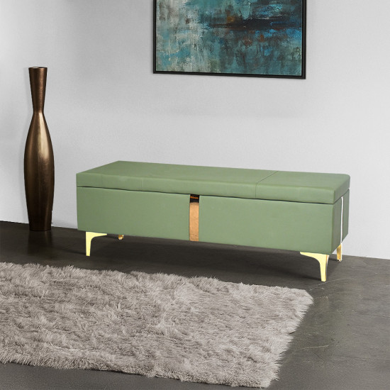 صندوق سجاد اخضر 118 × 40 سم صندوق سجاد اخضر 118 × 40 سم