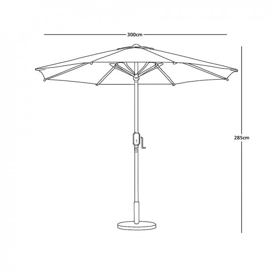 مظلة حديقة مضيئة مظلة حديقة مضيئة