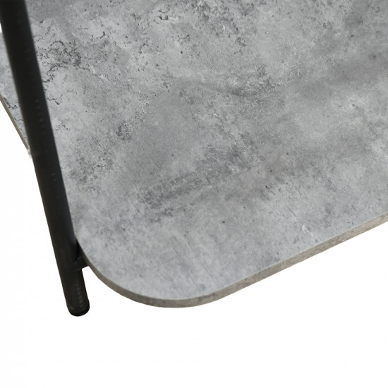 طاولة خدمة 2 دور سطح زجاجي رمادي طاولة خدمة 2 دور سطح زجاجي رمادي