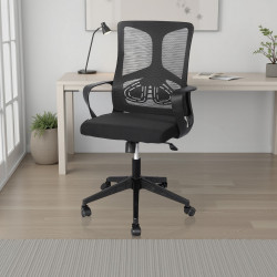 كرسي مكتب دوار أسود 50 سم