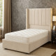 سرير خشبي بتنجيد مخملي عصري 90×190 سم