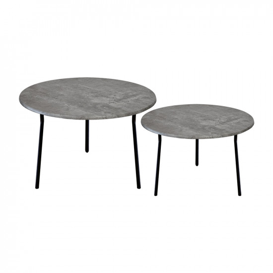 طقم طاولات خدمة (2 قطعة)