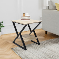 طاولة خدمة مفردة خشبي / اسود