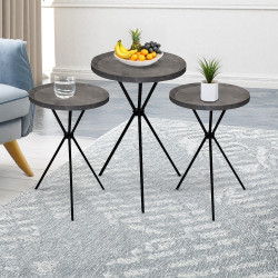 طقم طاولات خدمة 3 قطع