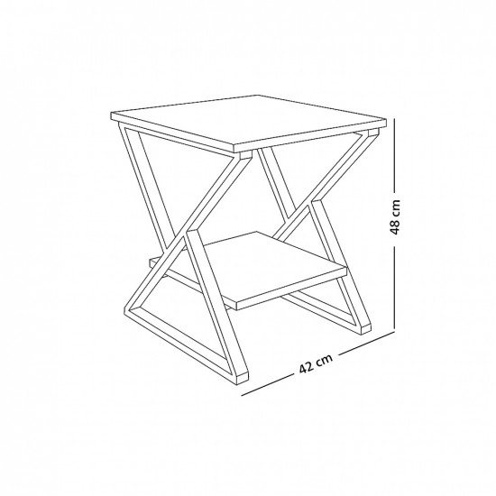 طاولة خدمة مفردة ابيض / اسود طاولة خدمة مفردة ابيض / اسود