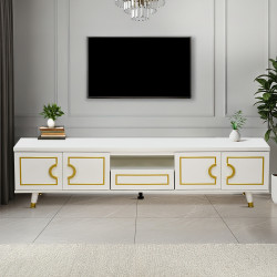 وحدة تلفزيون اوف وايت 180 سم وحدة تلفزيون اوف وايت 180 سم