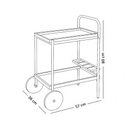 عربة تقديم أورنج 2 دور عربة تقديم أورنج 2 دور