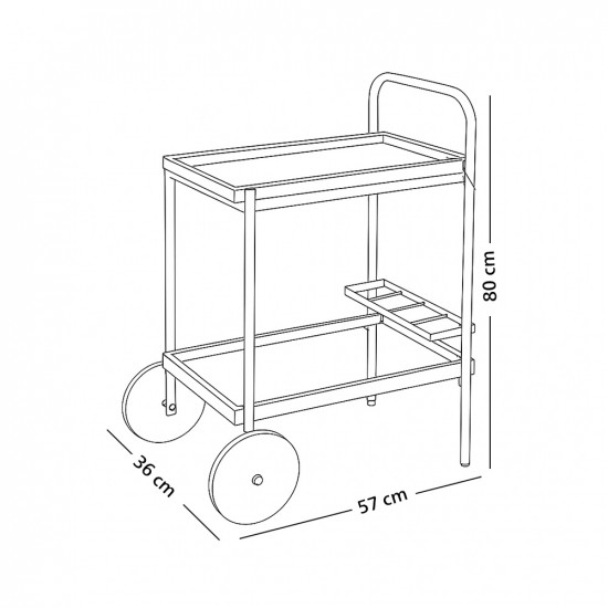 عربة تقديم أورنج 2 دور عربة تقديم أورنج 2 دور