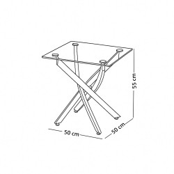 طاولة خدمه مفرد ستيل طاولة خدمه مفرد ستيل