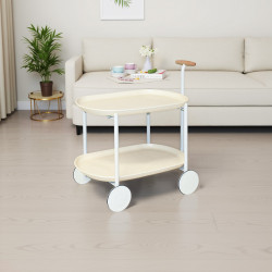 عربة تقديم 2 دور معدن