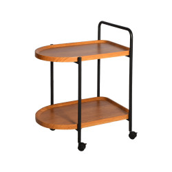 عربة تقديم خشب