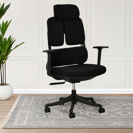 كرسي مكتب دوار مودرن أسود كرسي مكتب دوار مودرن أسود