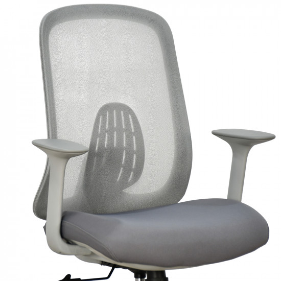 كرسي مكتب دوار رمادي