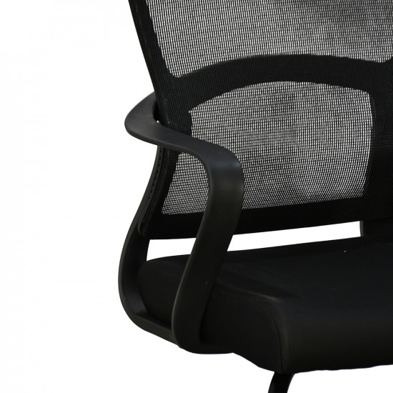 كرسي مكتب ثابت أسود