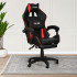كرسي ألعاب أحترافي من الجلد أحمر × أسود