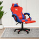 كرسي ألعاب أحترافي من الجلد أحمر × أزرق