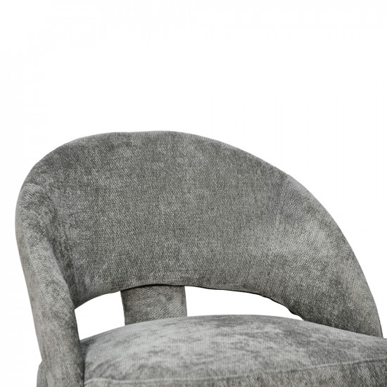 كرسي مفرد عصري قماشي رمادي كرسي مفرد عصري قماشي رمادي