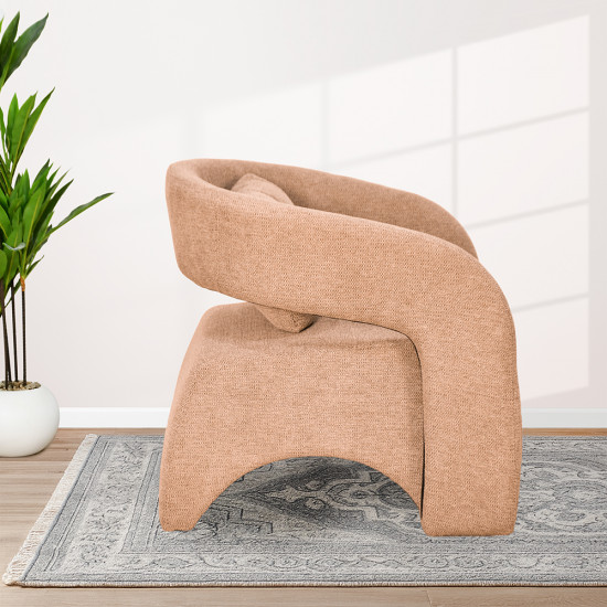 كرسي مفرد عصري من القماش هافان فاتح كرسي مفرد عصري من القماش هافان فاتح