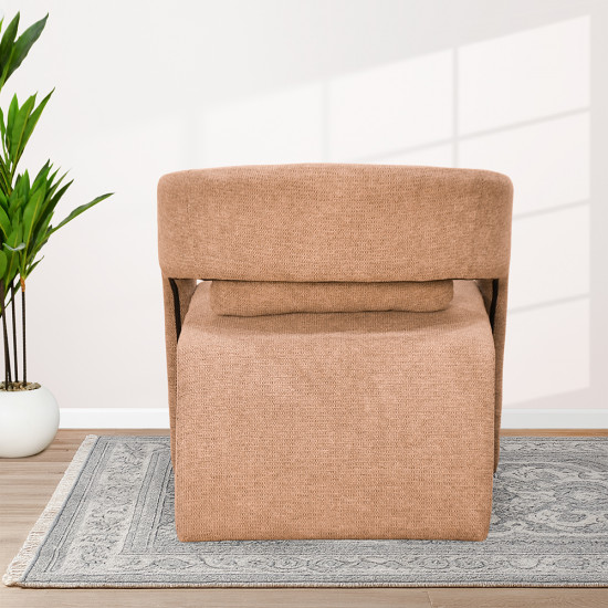 كرسي مفرد عصري من القماش هافان فاتح كرسي مفرد عصري من القماش هافان فاتح