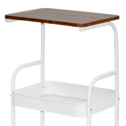 وحدة رفوف متحركة 3 أدوار سطح خشبي