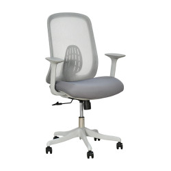 كرسي مكتب دوار رمادي