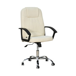 كرسي مكتب دوار مودرن بيج