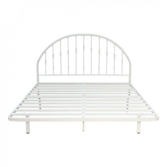 هيكل سرير معدني أبيض 180×200 سم هيكل سرير معدني أبيض 180×200 سم