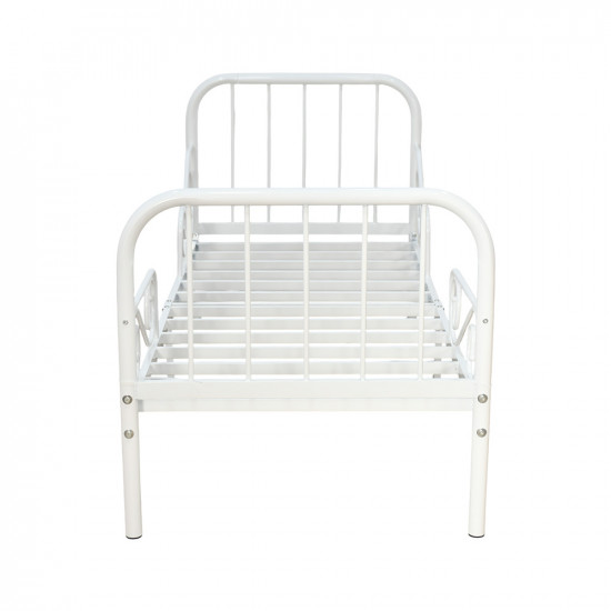 سرير معدني أبيض 80×170 سم سرير معدني أبيض 80×170 سم