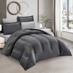 مفرش شتوي مخمل 4 قطع نفر مفرش شتوي مخمل 4 قطع نفر