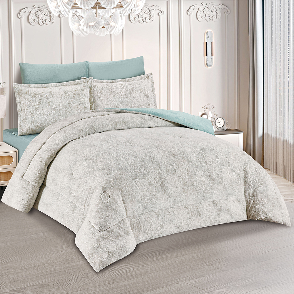 مفرش شتوي مخمل 7 قطع نفرين