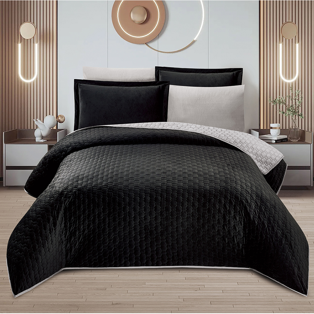 مفرش شتوي مخمل 7 قطع نفرين