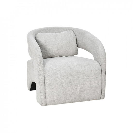 كرسي مفرد عصري من القماش رمادي كرسي مفرد عصري من القماش رمادي