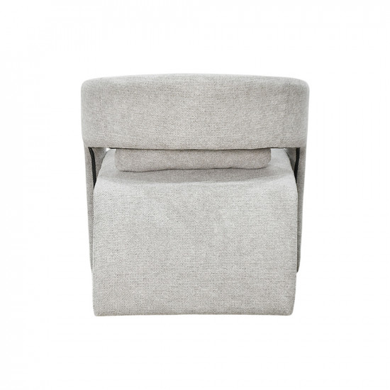 كرسي مفرد عصري من القماش رمادي كرسي مفرد عصري من القماش رمادي