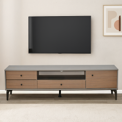 وحدة تلفاز مودرن خشب 160 سم