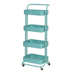 وحدة رفوف متحركة معدنية 4 أدوار تيفاني