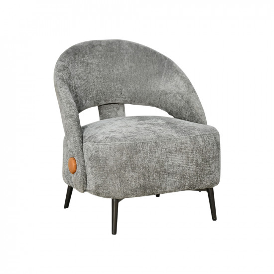 كرسي مفرد عصري قماشي رمادي كرسي مفرد عصري قماشي رمادي