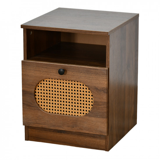 طاولة سرير جانبية مودرن خشبية 