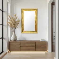 مرآة حائط اطار ذهبي 60×90 سم مرآة حائط اطار ذهبي 60×90 سم