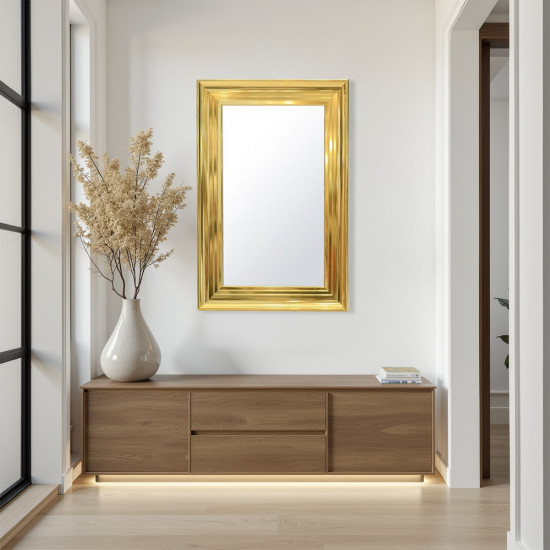 مرآة حائط اطار ذهبي 60×90 سم مرآة حائط اطار ذهبي 60×90 سم