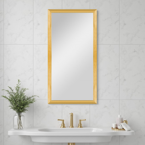 مرآة حائط بإطار معدن 80×160 سم مرآة حائط بإطار معدن 80×160 سم