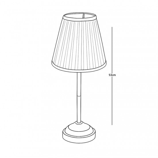 أباجورة طاولة نحاسي 53 سم أباجورة طاولة نحاسي 53 سم