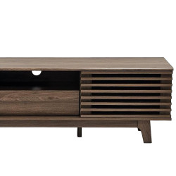 وحدة تلفاز خشبية بني 160 سم