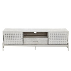 وحدة تلفاز خشبية رمادي 160 سم وحدة تلفاز خشبية رمادي 160 سم