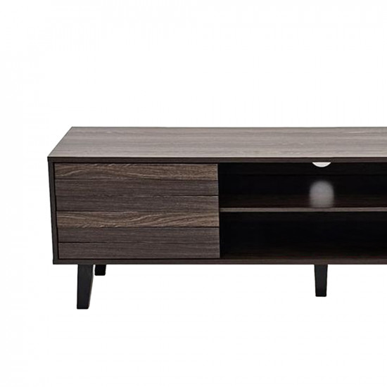 وحدة تلفاز خشبية مودرن بني 160 سم