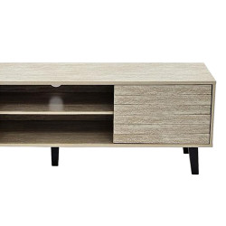 وحدة تلفاز خشبية مودرن بيج 160 سم وحدة تلفاز خشبية مودرن بيج 160 سم