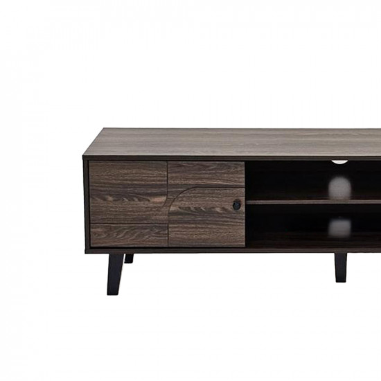 وحدة تلفاز خشبية مودرن بني 160 سم وحدة تلفاز خشبية مودرن بني 160 سم