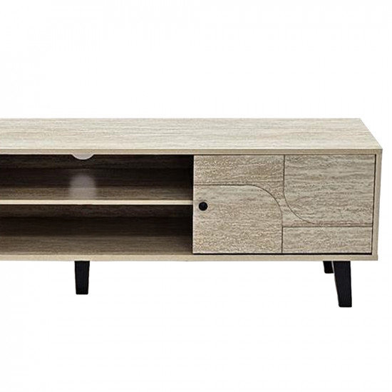 وحدة تلفاز خشبية مودرن بيج 160 سم