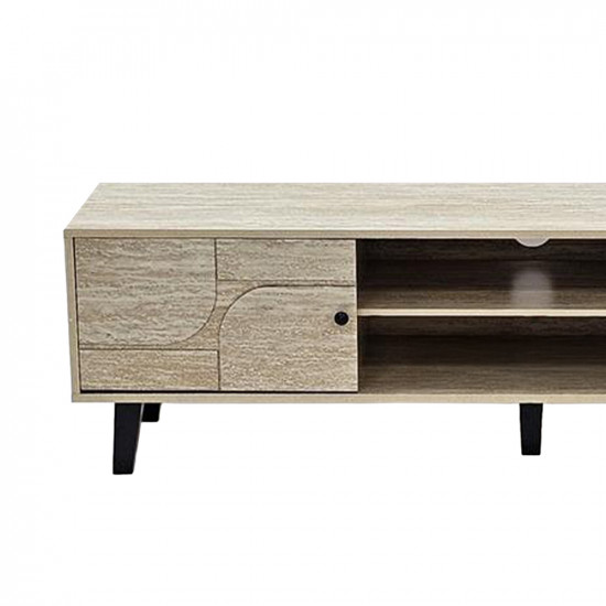 وحدة تلفاز خشبية مودرن بيج 160 سم