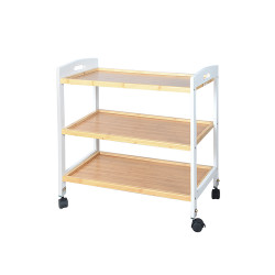 وحدة رفوف متحركة 3 أدوار خشب وحدة رفوف متحركة 3 أدوار خشب