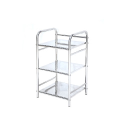 وحدة رفوف فضي 3 أدوار استيل وحدة رفوف فضي 3 أدوار استيل